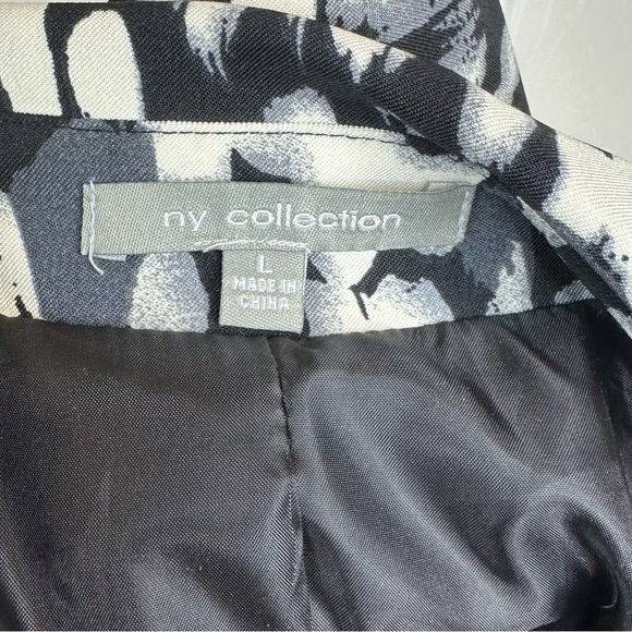 Macyβs NWT NY COLLECTION ANIMAL PRINT LINED BLAZER JACKET π - Picture 10 of 12